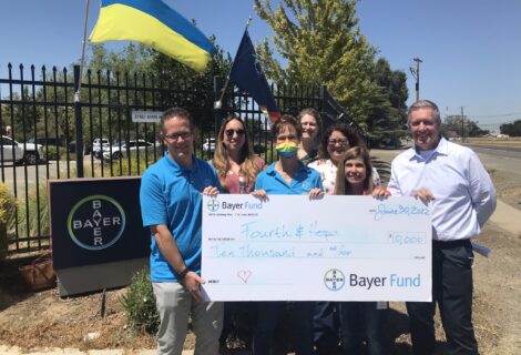 FOURTH & HOPE RECEIVES $10,000 GRANT FROM BAYER FUND
