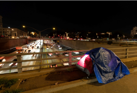 US HOMELESSNESS IS UP 12%